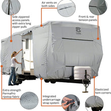 Classic Accessories PermaPRO Lightweight Ripstop and Water Repellent Cover, for 15' - 18' Travel Trailers, 80-321-301001-RT