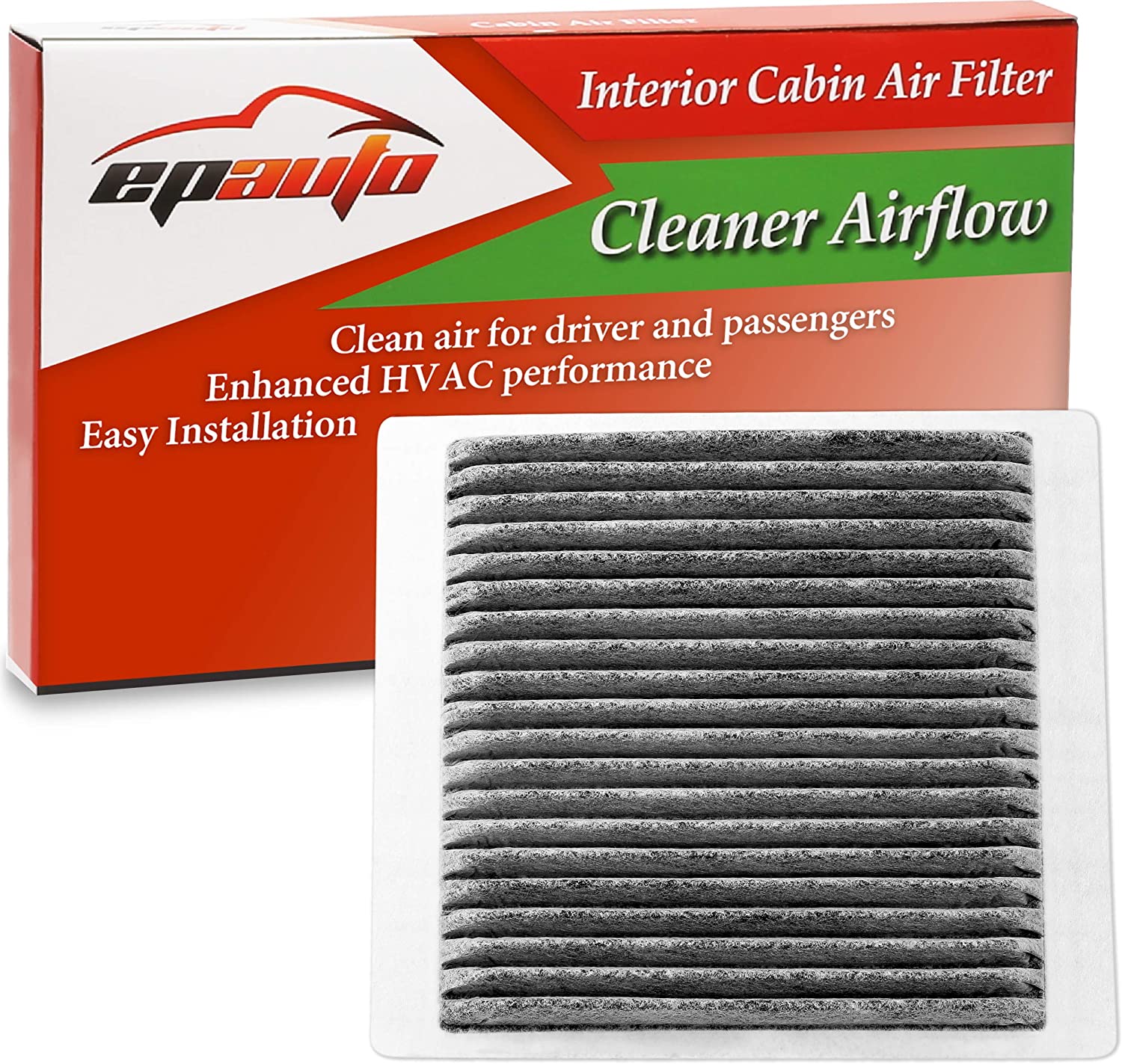 EPAuto CP138 (CF10138) Replacement for Toyota/Lexus Premium Cabin Air Filter includes Activated Carbon