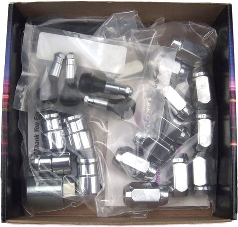 McGard 84557 Chrome Cone Seat Wheel Installation Kit (M12 x 1.5 Thread Size) - for 5 Lug Wheels