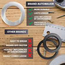 15pcs Oil Drain Plug Crush Rubber Washer Gasket Black Seal – 12mm Replacement for Buick/Cadillac/Chevrolet/GMC/Hummer/Oldsmobile/Pontiac/Saturn - OEM 12616850 Fits for GM 1975-2021 by AUTOMAJOR