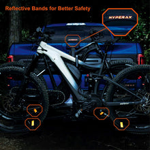 Hyperax 2 E Bike Hitch Mounted Bike Rack Carrier for 2-inch Receivers - Fits Up to 2 X 70 lbs MTBs, e MTBs, E Bikes, Road Bikes with Up to 5-inch Fat Tires-Compatible with SUV, Trucks, Sedan