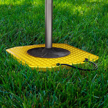 Camco 44545 Heavy-Duty Extra-Large Stabilizer Jack Pads with Handle - Prevent Trailer Jacks from Slipping Into Soft Ground - Includes (2) Jack Pads