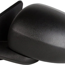 Dorman 959-130 Driver Side Power Door Mirror - Heated / Folding for Select Jeep Models, Black