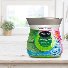 Renuzit Pearl Scents Air Freshener, Sparkling Rain, Lotus Flower & Morning Dew, 9 Ounces (4 Count)