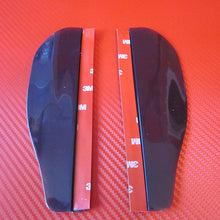 TRUE LINE Automotive Black Smoke Mirror Visor Rain Guards Smoked