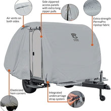 Classic Accessories - 80-399-161001-RT Over Drive PermaPRO Teardrop Trailer Cover, Fits 10' - 12'L x 6'W T@b & Clam Shell Trailers
