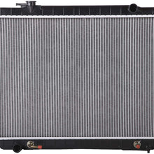 Lynol Cooling System Complete Aluminum Radiator Direct Replacement Compatible With 1995-2004 Tacoma Pickup Truck 2WD Core Height 18 11/16" Inch L4 V6 2.4L 2.7L 3.4L