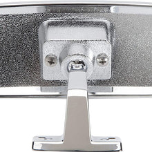 attwood 3000.1201 9083-7 Perma-Plate Shatter-proof 180-Degree Convex Adjustable Marine Boat Mirror