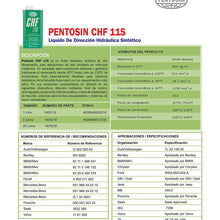 Pentosin CHF 11S Synthetic Hydraulic Fluid - 1 Liter