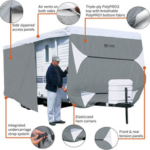 Classic Accessories Over Drive PolyPRO3 Deluxe Travel Trailer Cover or Toy Hauler Cover, Fits 27' - 30' RVs (73563)