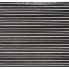 A/C Condenser Compatible with 2011-2018 Mitsubishi Outlander Sport/RVR Aluminum Core With Receiver Drier