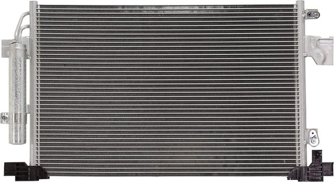 A/C Condenser Compatible with 2011-2018 Mitsubishi Outlander Sport/RVR Aluminum Core With Receiver Drier