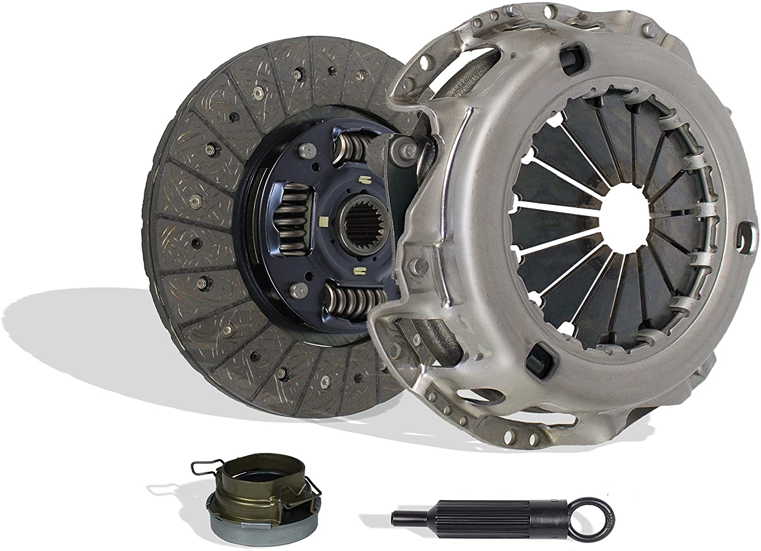 Clutch Kit Set Compatible With Previa Tacoma DX LE Mini Passenger Van DLX Standard Extended Cab Pickup 1991-2004 2.4L l4 GAS DOHC Naturally Aspirated (Vin A 2Tzfe; 2Wd; 4Wd)