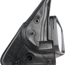 Dorman 959-125 Passenger Side Power Door Mirror - Heated / Folding for Select Jeep Models, Black