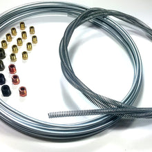 25 ft of 3/16 Brake Line Kit - Tube / 8 ft of Armor/Fittings