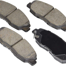 Bosch BE1578H Blue Disc Brake Pad Set with Hardware for Select 2012-14 Honda Civic Vehicles - FRONT