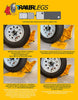 TrailerLegs one axle set, SEMA award winning, trailer stabilizer and storage jacks, boat trailer, travel trailer, fifth wheel trailer, horse trailer and toy hauler