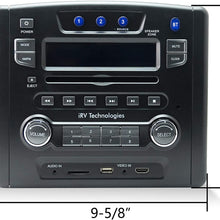iRV Technology iRV34 AM/FM/CD/DVD/MP3/MP4 /USB/SD/HDMI/Digital2.1/Surround Sound/Bluetooth 3 Zones Wall Mount RV Radio Stereo
