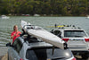 Rhino Rack Nautic 580 Series Kayak/Canoe Carrier, Includes 2 x Tie Down Straps and 2 x Rapid Straps w/Unique Buckle Protector