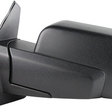 Dorman 959-126 Driver Side Power Door Mirror - Heated / Folding for Select Jeep Models, Black