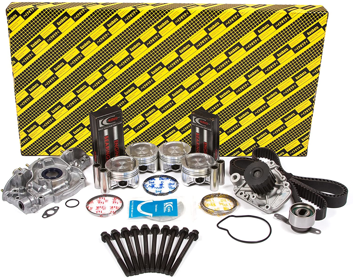 Evergreen OK4029M/2/0/0 Fits 96-00 Honda Civic VTEC 1.6L SOHC 16V D16Y5 D16Y7 D16Y8 Master Overhaul Engine Rebuild Kit