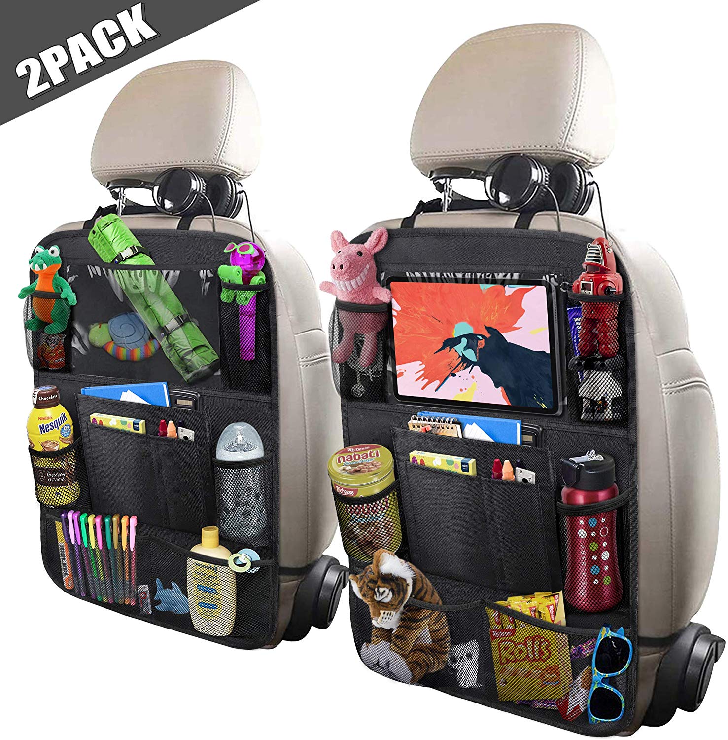 ULEEKA Car Backseat Organizer with 10