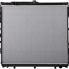 Lynol Cooling System Complete Aluminum Radiator Direct Replacement Compatible With 2007-2020 Tundra Pickup Truck 2008-2014 Sequoia SUV V8 4.6L 5.7L