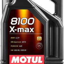 Motul 104533 8100 X-Max 0W40 Synthetic Engine Oil - 5 Liter