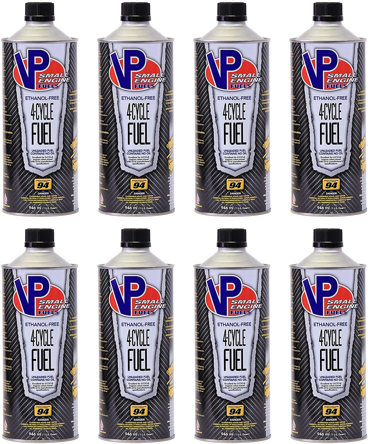 VP Small Engine Fuels 6208 Ethanol-Free 4-Cycle Fuel - Case of 8 (32oz)
