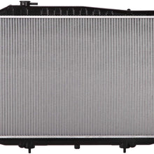 Lynol Cooling System Complete Aluminum Radiator Direct Replacement Compatible With 1999-2004 Nissan Frontier 2000-2004 Xterra L4 V6 2.4L 3.3L