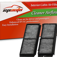 EPAuto CP672 (CF11672) Replacement for Mazda 3 Cabin Air Filter includes Activated Carbon