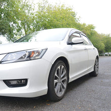 VXMOTOR for 2013-2017 Honda Accord 4DR Sedan - Smoke Tinted Side Window Visors Deflectors