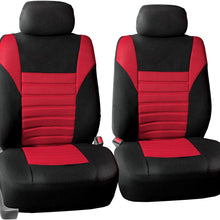 TLH 3D Air Mesh Fabric Front Set Seat Covers, Removable Headrests & Airbag Compatible, Yellow Color- Universal Fit for Cars, auto, Trucks, SUV