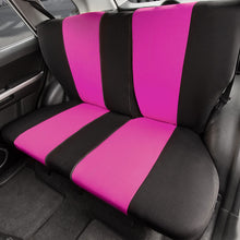 FH Group FB030102 Light & Breezy Purple/Black Cloth Seat Cover Set Airbag & Split Ready- Fit Most Car, Truck, SUV, or Van