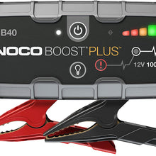 NOCO Boost Plus GB40 1000 Amp 12-Volt Ultra Safe Portable Lithium Car Battery Jump Starter Pack For Up To 6-Liter Gasoline And 3-Liter Diesel Engines