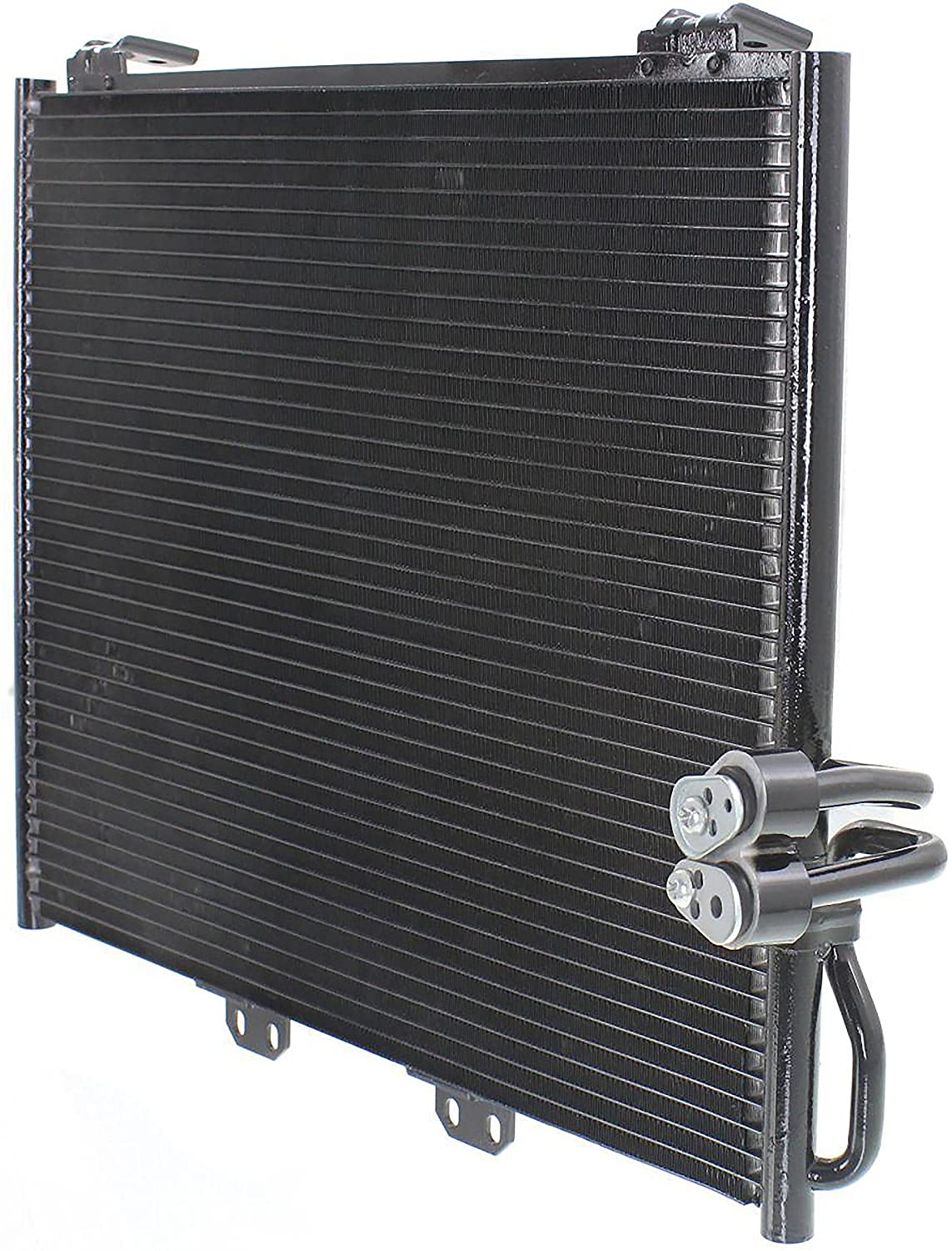APDTY 134025 AC Air Conditioning Condenser Assembly Fits 2000-2006 Jeep Wrangler, Wrangler TJ (Replaces 55037618AH, 55037618AD)