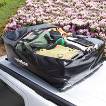 Rightline Gear Sport Jr Car Top Carrier, 10 cu ft Sized for Compact Cars, 100% Waterproof Zipper, Attaches With or Without Roof Rack, 100S50