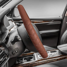 FH Group FH2006 Microfiber Embossed Leather Steering Wheel Cover (Brown) – Universal Fit for Cars Trucks & SUVs