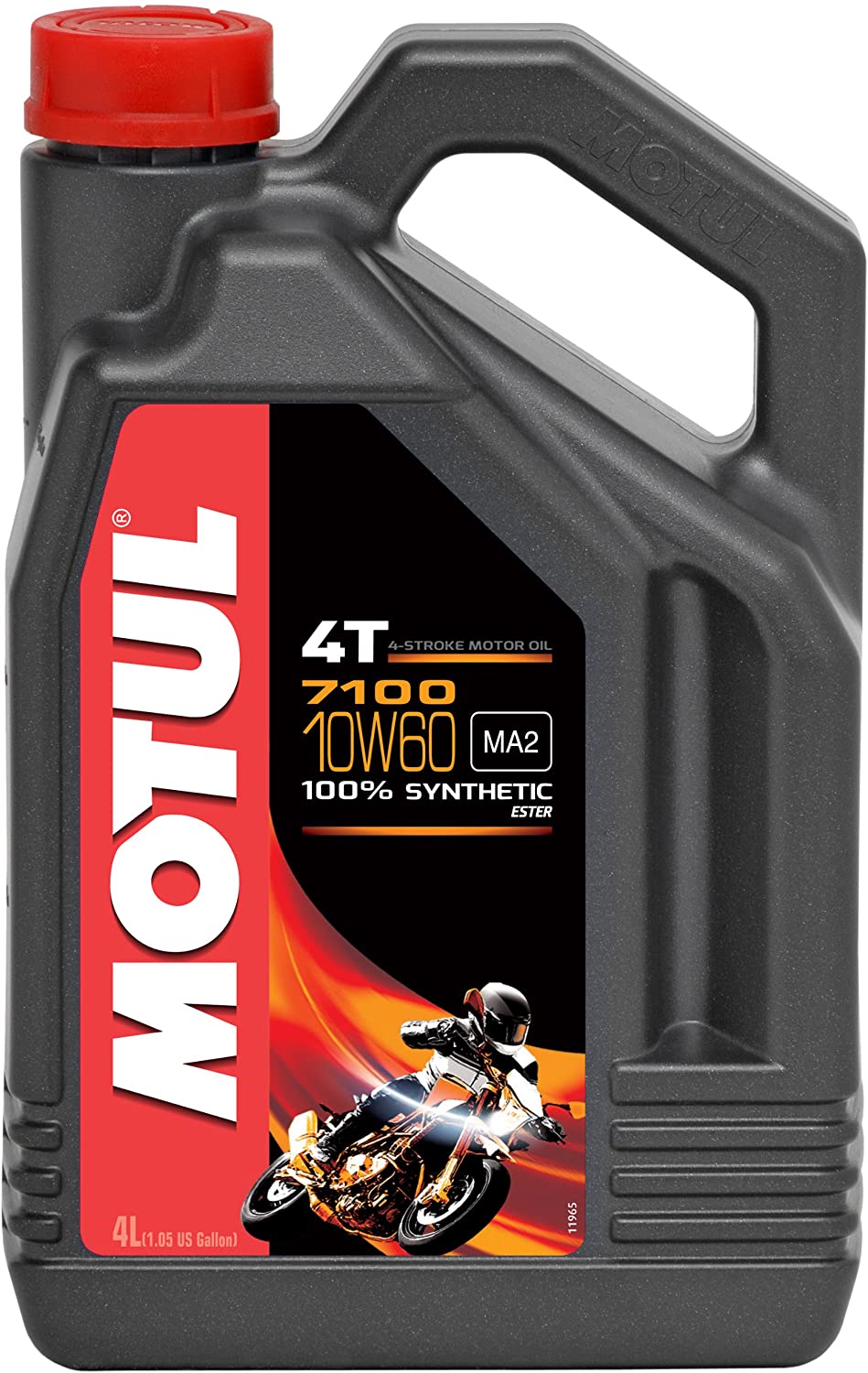 Motul 7100 4T Synthetic Ester Motor Oil - 10W60-4L. 102191