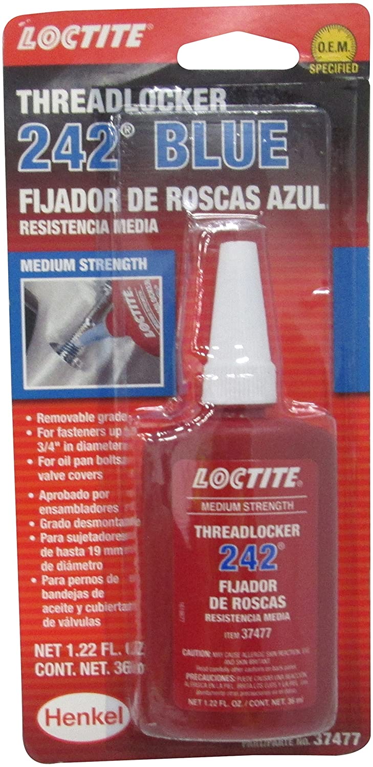 Loctite 37477 Blue Nut and Bolt Thread Locker