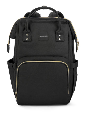 Black MODERNISM Backpack Diaper Bag