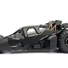 DC Comics Jada Toys, '08 The Dark Knight Batmobile, 1:24 Scale Hollywood Rides Diecast Car Play Vehicle