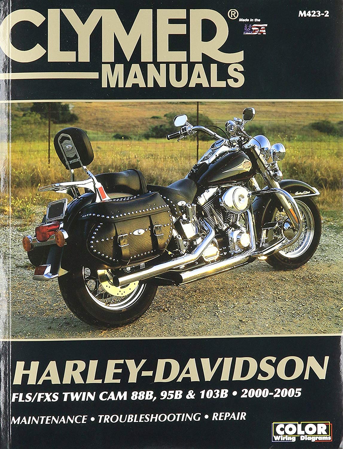 Clymer Repair Manual for Harley Softail Twin Cam 88 00-05