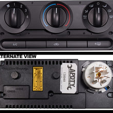 APDTY 139948 HVAC AC Air Conditioner Heat Heater Temperature Switch Blower Motor Manual Control Head Fits 2006-2009 Ford Fusion or Mercury Milan (Replaces 7E5H-19980-AA, 7E5H-19980-B)