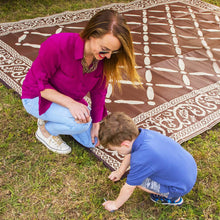 AdvenGO 10 Strong Polypropylene Stake Set for Grass, Soil - Anchoring Blankets, Patio Rugs, Camping Tents, Tarps, and RV Mats - Easy to Use, Outdoor Lawn and Garden Stakes - (Silver)