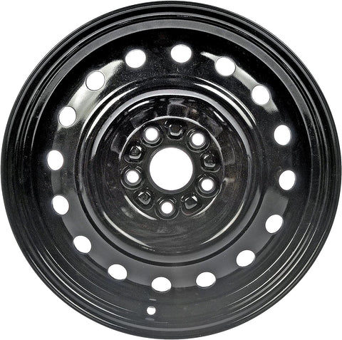 Dorman Black Wheel with Painted Finish (16 x 6.5 inches /5 x 4 inches, 40 mm Offset)