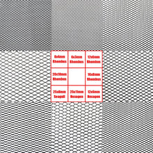 AUTOT 40 x 13 inch Car Grill Mesh Sheet, Black Painted Aluminum Alloy Grille Mesh Roll, 11 x 25 mm Hexagon-Shape Grids