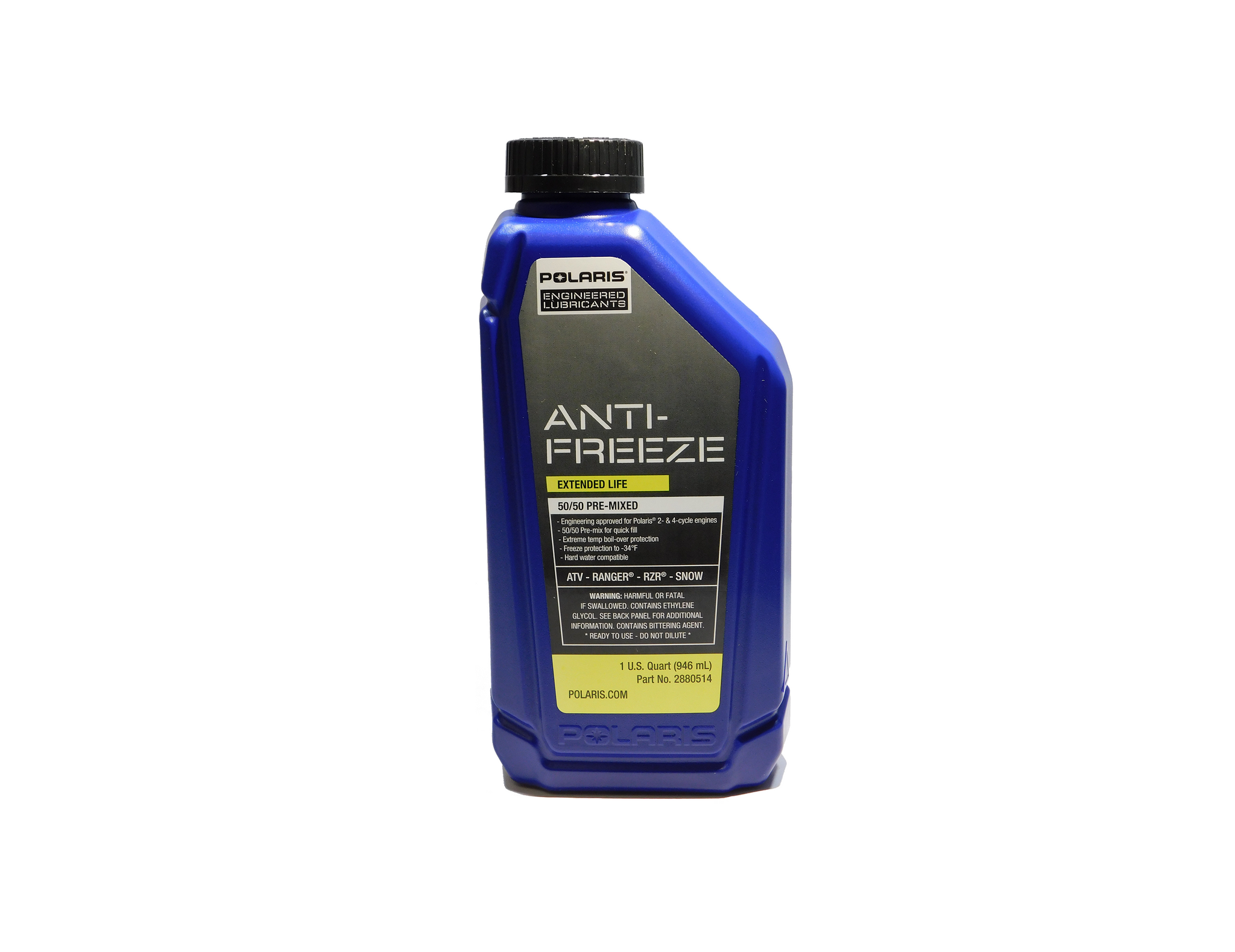 1985-2020 Polaris Snowmobile OEM Antifreeze Coolant 32oz Quart 2880514