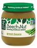 (10 Pack) Beech-Nut Stage 2, Green Beans Baby Food, 4 oz Jar