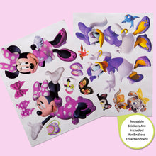 Disney Minnie Mouse 4-Piece Playroom Set by Delta Children – Includes Table and 2 Chair Set and 3-Shelf Playhouse Bookcase